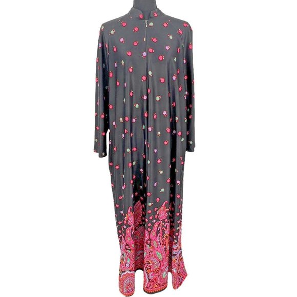 Montgomery Ward Loungewear Bath Robe Beach Coverup‎ XL - Picture 1 of 7